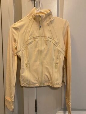 lululemon athletica Light Cream Zip-Up Utility Jacket
